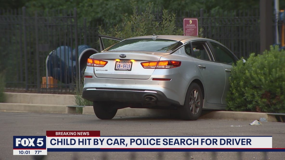 Child hit by car, police search for driver